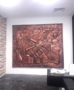 Kahramanmaraş Konulu Fiber Rölyef Yapımı